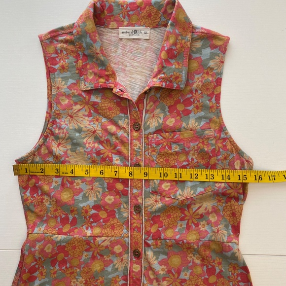 Natural Life Lauren Sleeveless Floral Print Maxi Dress Size XS - Picture 12 of 15